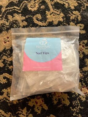 Beetles Clear Nail Tips - Transparent Press-On Set